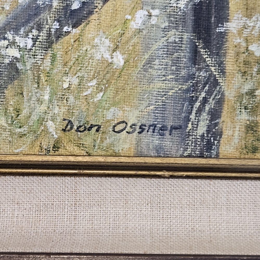 Don Osnner landscape oil painting signed. - Picture 5 of 16